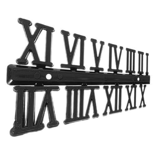 Healvian 6sätze Römische Zahlen Uhr DIY Reparatur Ziffern Ersatzteile Uhren Zubehör Austauschen Bastelbedarf von Healvian
