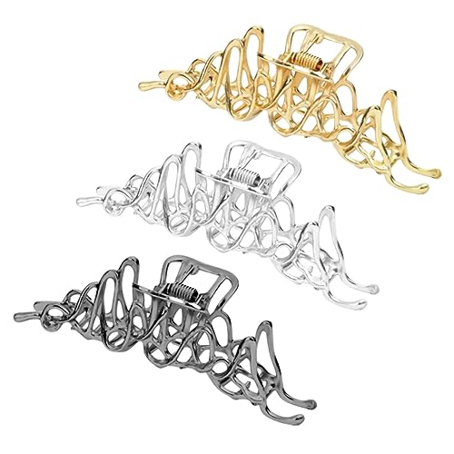 Healvian 6stücke Haarspangen Modische Hohle Haarklammern Für Damen Langlebige Haarclips Für Elegante Frisuren Accessoires Für Besondere Anlässe Und Alltag von Healvian