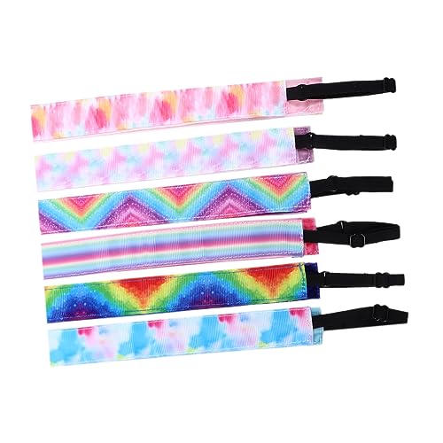 Healvian 6stücke Frauen Elastische Anti-rutsch Stirnbänder Verstellbare Kopfband Für Sport Und Yoga Komfortabel Und Weich Für Fitness Und Freizeitaktivitäten von Healvian