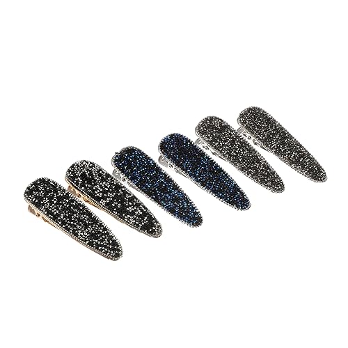 Healvian 6stücke Alloy Haarspangen Mit Strass Haarklammern Für Mädchen Vielseitige Haaraccessoires Für Partys Hochzeiten Und Alltag von Healvian
