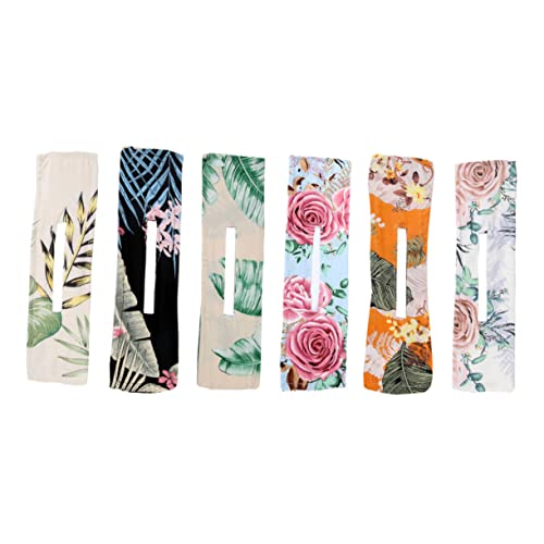 Healvian 6stücke Damen Haartourener Blumenhaar Donutformer Twisted Haar Styling Tool Haar Brötchen Former Curler Für Strand Reisen Party von Healvian