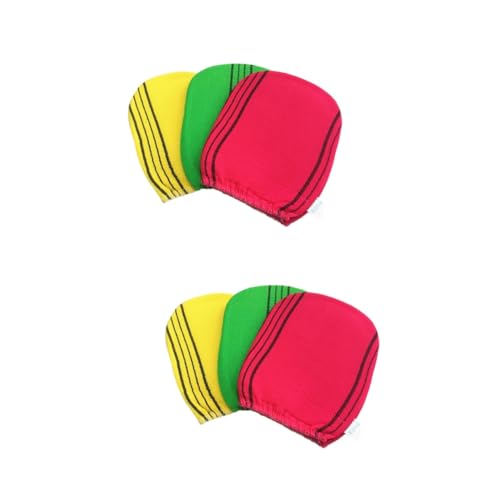 Healvian 6stücke Doppelseitige Peelinghandschuhe Für Bad Und Dusche Körperpeeling-handschuhe Für Erwachsene Und Junge Mädchen Zum Reinigen Und Exfolieren Farblich Variabel Healvian 6stücke Doppelseitige Peelinghandschuhe Für Bad Und Dusche Körperpeeling-handschuhe Für Erwachsene Und Junge Mädchen Zum Reinigen Und Exfolieren Farblich Variabel von Healvian