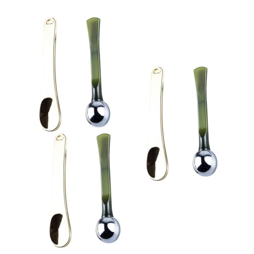 Healvian 6stücke Make-up Spatel Mini Löffel Für Cremes Hautpflege Und Kosmetik Multifunktionale Spatel Für Gesichtsmaske Und Augencreme - Flach Leicht Zu Reinigen Healvian 6stücke Make-up Spatel Mini Löffel Für Cremes Hautpflege Und Kosmetik Multifunktionale Spatel Für Gesichtsmaske Und Augencreme - Flach Leicht Zu Reinigen von Healvian
