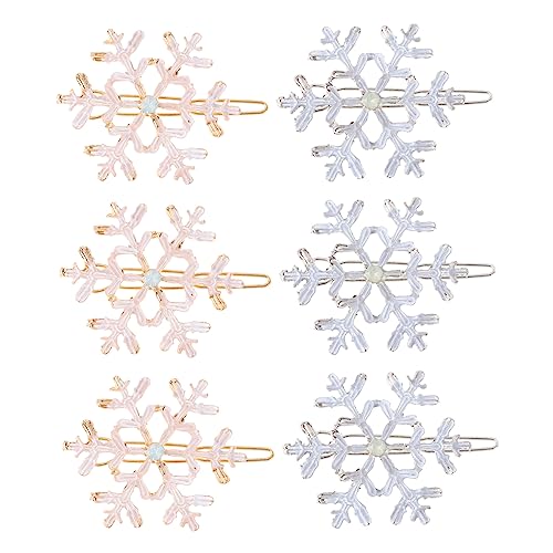 Healvian 6stücke Schneeflocken Haarklammern Weihnachts Haarschmuck Für Damen Für Festliche Anlässe Und Besondere Anlässe von Healvian