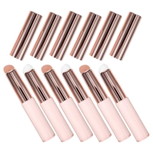 Healvian 6stücke Silikon-lippenpinsel Kappen Für Lippenstift Und Lipgloss Kompakt Tragbar Für Damen Farbübergänge Und Einfache Pflege von Healvian