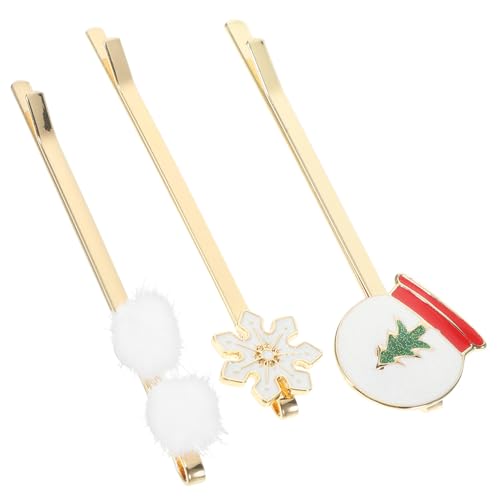 Healvian 6stücke Teiliges Weihnachtliche Haarnadeln Metall Dekorative Haarspangen Für Mädchen Geeignet Für Festliche Anlässe Weihnachten Partys Und von Healvian