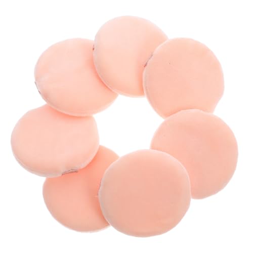 Healvian 7 Stück Teiliges Doppelseitige Make Up Schwämme für Lose Puder und Foundation Hautfreundlich Weich Waschbar zur Haut für Flüssige und Feste Kosmetik Rund Hautfarben von Healvian