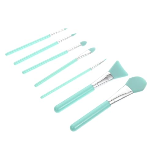 Healvian 7 Stück Teiliges Silikon Make Up Pinselset für Frauen Gesichtsmaske und Flüssig Make Up Langlebig Hautfreundlich Vielseitig für Foundation Lippen und Pflegeprodukte Geeignet von Healvian