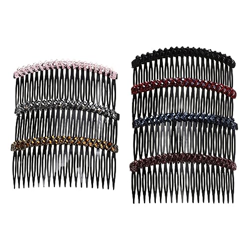 Healvian 7 Stück Teiliges Strass Haarkämme Haarschmuck mit Zähnen Dekorative Haarspangen für Damen Vielseitiges Haarzubehör zum Hochstecken und Styling Langlebig und Leicht für Besondere von Healvian