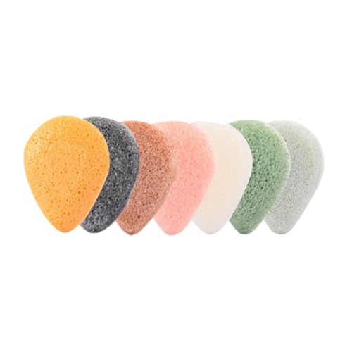 Healvian 7pcs Natürliche Sanfte Schwamm Gesicht Reinigung Puff Make-up Entferner Für von Healvian