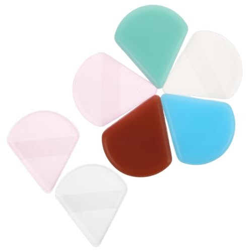 Healvian 7stücke Silikon-make-up-quaste Für Foundation Concealer-quaste Transparent Make-up-zubehör Für Frauen Blender-quaste Puderabgabe Glatter Auftrag Täglicher Gebrauch von Healvian