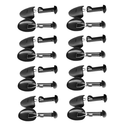 Healvian 8 Paar Verstellbare Schuhspanner Damen Schuhspanner Sneaker Baum Stiefel Wadenspanner Breite Schuhweitenspanner Stiefelzehenspanner Breite Füße Damen Schwarz von Healvian