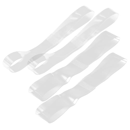 Healvian 8 Paare Elastische Transparente Fersengurte Tpu Fersenschlaufen mit Fixierverschluss Rutschfest Hautfreundlich Langlebig für Damen High Heels Pumps Verhindert Fersenschmerzen und von Healvian