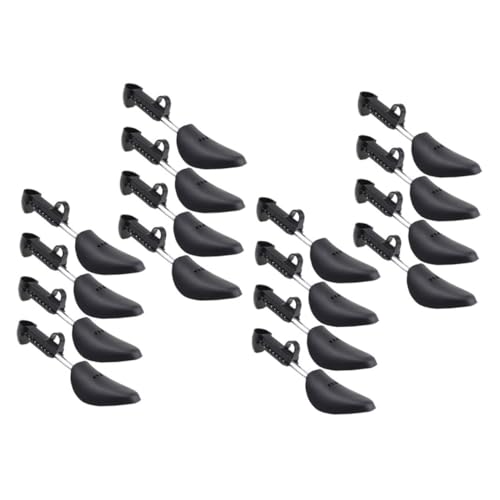 Healvian 8 Paare Verstellbare Schuhspanner aus Robustem Kunststoff Leichtgewichtiger Schuhformer für Damen Sneakers und Stiefel Faltbarer Schuhdehner zum Erhalt der Form Knitter und von Healvian