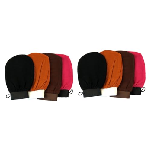Healvian 8 Stk Badehandschuh Schrubber Körperpeeling-handschuhe Spa-handschuhe Bequemer Handschuh Badeschrubber Badezubehör Luffa-handschuhe Badetücher Badwäscher Ein Bad Nehmen Badekugel von Healvian