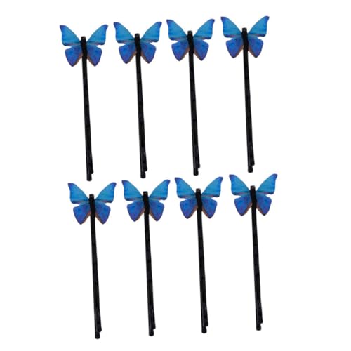 Healvian 8 Stück Elegante Schmetterling Haarspangen Haarklammern für Damen Mädchen Haarstyling Schmuck Klassisch Blau für Hochzeit Festliche Anlässe Alltag von Healvian