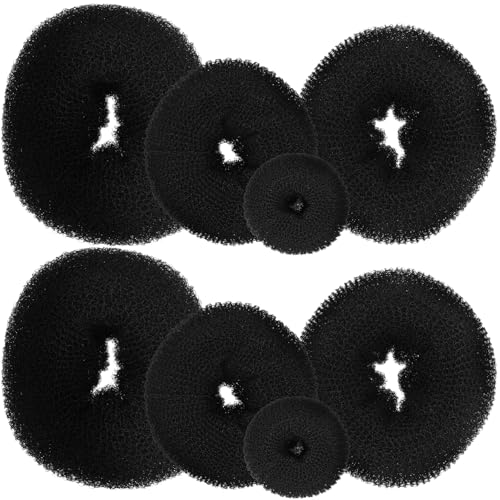 Healvian 8 Stück Frisuren Tool Für Damen Tragbarer Dutt Maker Verschleißfester Dutt Former Kompakter Haarknotenformer Elastisches Nylonmaterial Für Hochzeiten Und Alltag von Healvian