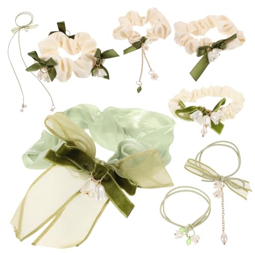 Healvian Elastische Haarbänder Haargummis Mädchen Pferdeschwanzhalter Haargummis Für Frauen Kein Schaden Styling Zubehör von Healvian