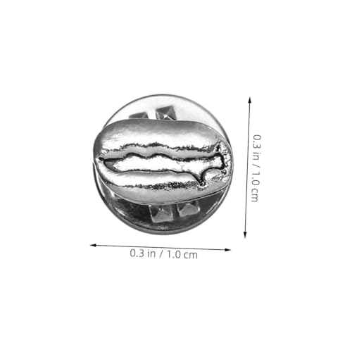 Healvian 8stücke Kaffeebohnen-anstecknadel Aus Metall Broschennadel Für Hemden Und Jacken Kaffee-inspirierter Schmuck Leichtes Design Für Gelegenheiten von Healvian