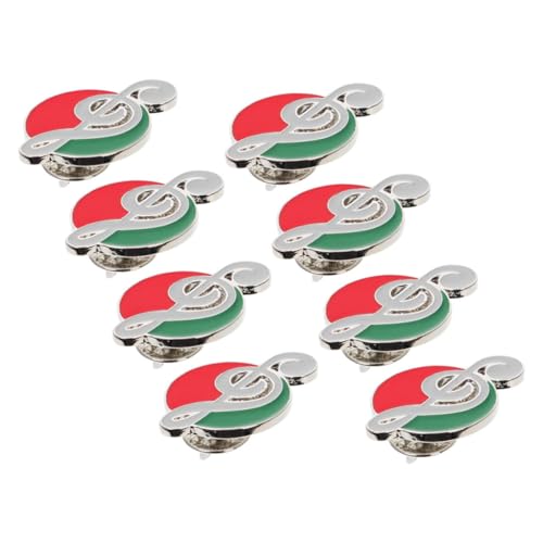 Healvian 8 Stück Teiliges Musiknoten Broschen aus Leichtem Emaille Niedliche Musikalische Anstecknadeln für Damen Vielseitige Schmuck Badges für Kleidung Taschen und Hüte Modische von Healvian