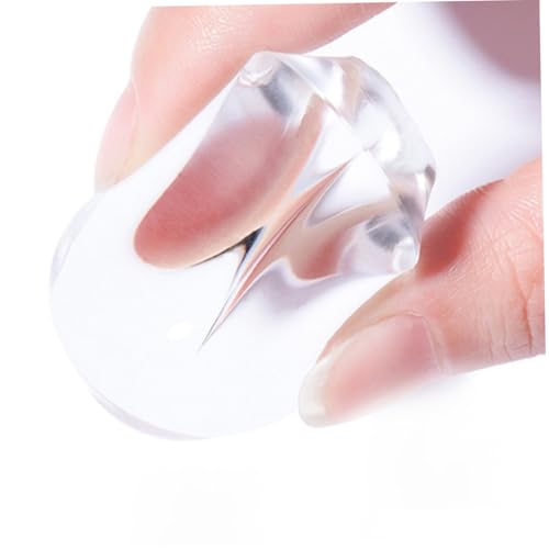 Healvian 8 Stück Teiliges Nagelstempel Silikon Ersatzköpfe für Nail Art DIY Salon Maniküre French Nails Stempel French Tip Nagelstempel Werkzeug von Healvian