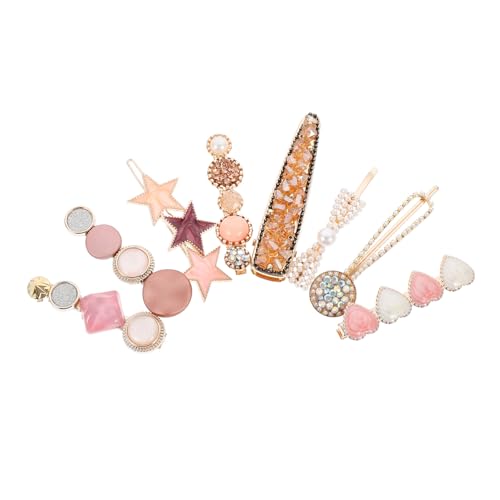 Healvian 8 Stück Teiliges Perlen haarclip Damen Elegante Kleine Haarspangen Süße Haarschmuck accessoires für Alltag und Besondere Anlässe Vielseitig Kombinierbar Stilvoll und Ansprechend von Healvian