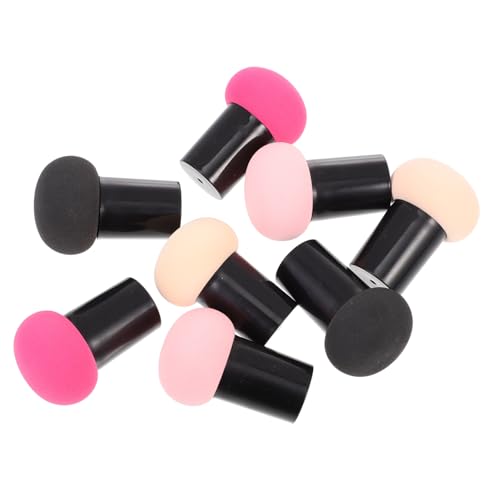 Healvian 8 Stück Teiliges Pilz design Make up Schwämme Sanfte Foundation Puderquaste für Trockene und Nasse Anwendung Hautfreundlich Vielseitiges Kosmetik tool für Damen und Mädchen von Healvian