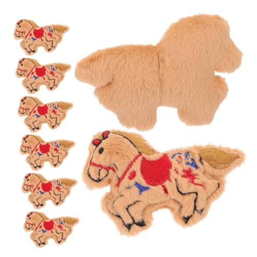 Healvian 8stücke Plüschpferd-anhänger Taschenanhänger Mit Weicher Oberfläche Diy-plüschtier-brosche Aus Hochwertigen Materialien Für Kreativprojekte Als Für Pferdeliebhaber von Healvian