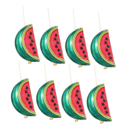Healvian 8 Stück Teiliges Retro Wassermelonen Broschen Anstecknadeln Mode Kreative Schmuck Clips für Kleidung Party Frauen Männer von Healvian