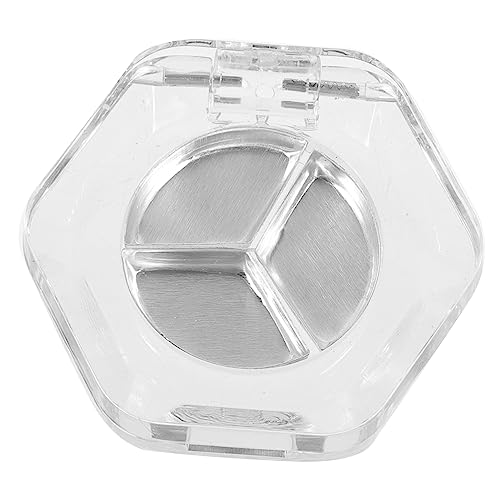 Healvian 8 Stück Teiliges Set Hexagon Lidschatten Pans Leere für Kosmetische Aufbewahrung Tragbare Makeup Organizer für und Profis Langlebig und Elegant von Healvian