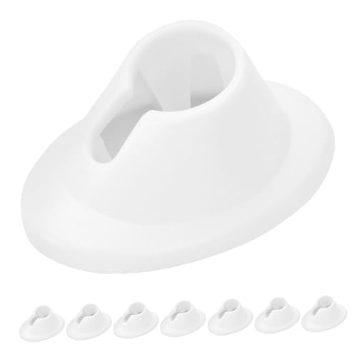 Healvian 8stücke Nagellackhalterständer Nagellackflaschenständer Nagellackbehälter Organizer-etui Praktische Aufbewahrungsbox Für Nagellack Weißer Nagellack-wandhalter Mit von Healvian