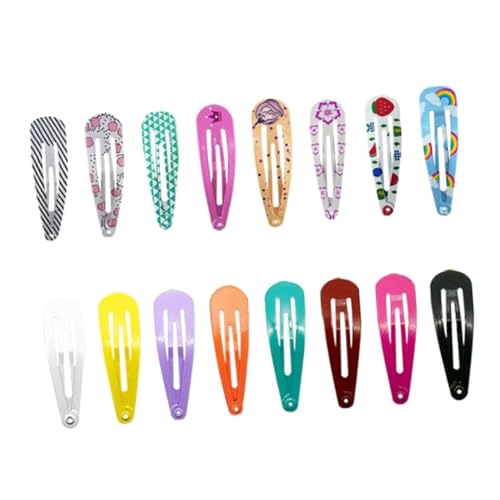 Healvian 80stücke Teiliges Wasserfall-haarclip Mädchen Bunte Bedruckte Haarklammern Tropfenform Für Jeden Anlass Und Haarstil Haaraccessoires Für Geburtstage Und Weihnachten von Healvian