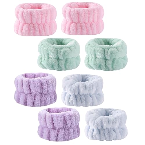 Healvian 8St Plüscharmband Haarbänder zum Waschen des Gesichts Haargummis zum Waschen des Gesichts Handtuchband Gesichtswascharmbänder Wasserarmbänder zum Waschen des Gesichts Handtücher Healvian 8St Plüscharmband Haarbänder zum Waschen des Gesichts Haargummis zum Waschen des Gesichts Handtuchband Gesichtswascharmbänder Wasserarmbänder zum Waschen des Gesichts Handtücher von Healvian