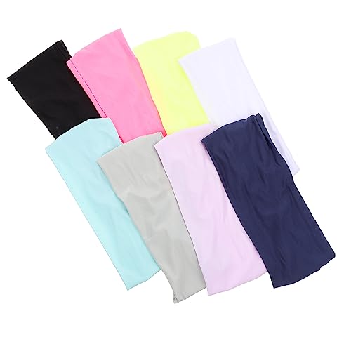 Healvian 8stücke Teiliges Sport Stirnbänder Atmungsaktive Elastische Haarbänder Für Fitness Yoga Und Laufen Professionelle Schweißabsorber Für Damen Und Herren von Healvian