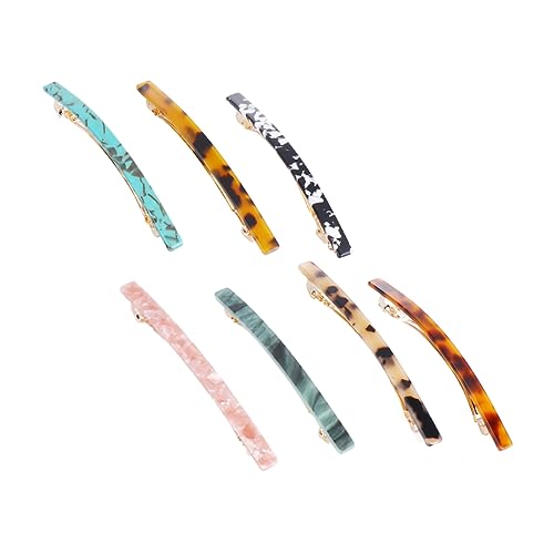 Healvian 8stücke Acetat Haarspangen Federspangen Pferdeschwanz Clips Seitenclips Haarnadeln Haarschmuck Für Frauen Leicht Und Langlebig von Healvian