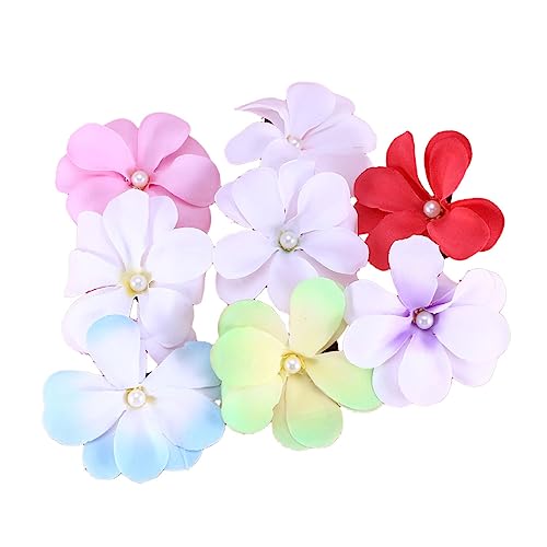 Healvian 8stücke Teiliges Set Plumeria Haarclips -haaraccessoires Für Strand Urlaub Und Partys Zufälligen Farben Für Damen Und Mädchen von Healvian