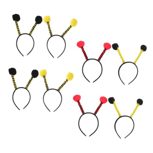 Healvian 8stücke Teiliges Tierkopfband Lustige Haardekoration Für Cosplay Und Partys Bienen Und Ameisen-stirnbänder Und Zitronengelb von Healvian