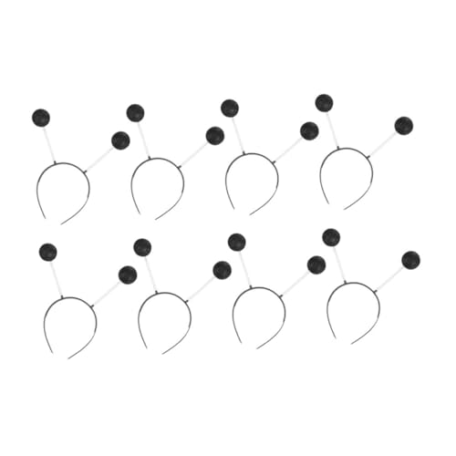 Healvian 8stücke Antennenkugel Stirnband Aus Schaumkugel Kugel Haarreifen Haarschmuck Haarband Für Party Festival Fest Süß Und Einzigartig von Healvian