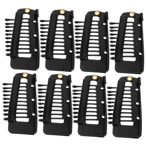Healvian 8stücke Teiliges Haarverlängerung Clips Für Damen Stabile Und Flexible Haarteil Für Perücken Und Extensions Schützt Das Natürliche Haar Einfach Zu Verwenden von Healvian