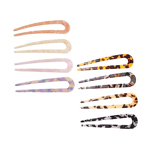 Healvian 8stücke U-förmige Haarnadeln Chignon Haargabel Für Hochsteckfrisuren Haarspangen Für Damen Für Traditionelle Und Moderne Frisuren von Healvian