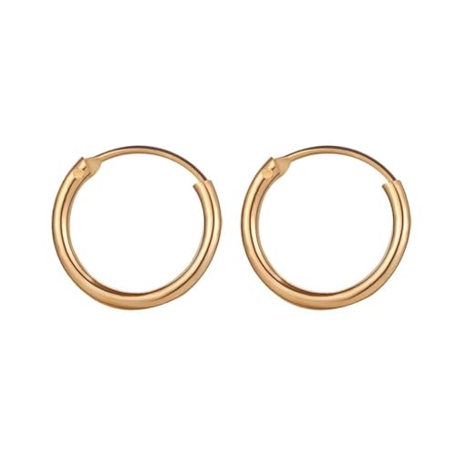 Healvian 9 Stück Stylische Metallohrringe Teiliges Gold Silber und Schwarz Kreative Ear Hoops Ohrstecker und Dangles für Damen und Herren für Partys und Alltag von Healvian
