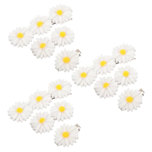 Healvian 9 Stück Teiliges Daisy Blumen Haarspangen Stabile Haarklammern für Damen und Mädchen Vielseitiger Haarschmuck zum Fixieren und Dekorieren Geeignet für Alltag Reisen und Partys von Healvian