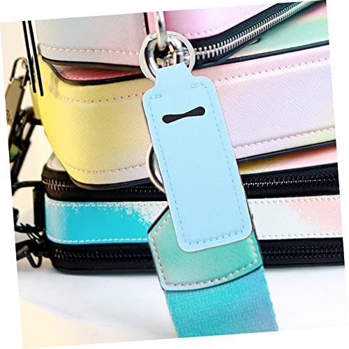 Healvian 9 Stück Teiliges Lippenstift Schutzcover Set mit Schlüsselanhänger Langlebig und Praktisch Farblich Gemischt Tragen an Tasche Vielseitiger Lippenstifthalter und Schlüsselorganizer von Healvian