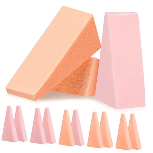 Healvian 96 Stück Teiliges Make Up Schwamm Weiche Elastische Kosmetik Schwämme Rosa und Hautfarben Vielseitig für Foundation Puder Creme und Flüssigkeiten Hautfreundlich für Damen und von Healvian