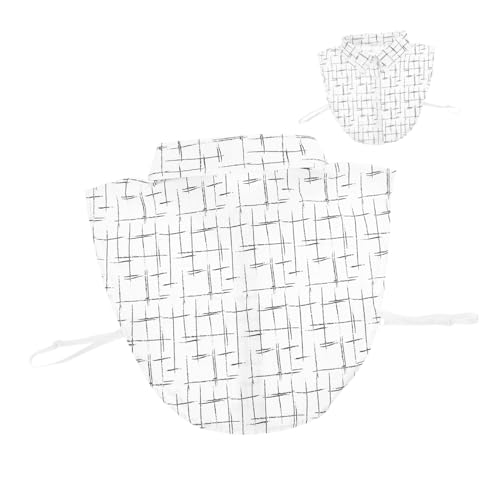 Healvian Fake-kragen Für Damen Abnehmbar Aus Baumwolle Mit Vintage-karomuster Atmungsaktiv Bequem Für Hemdblusenkleider Einfach Zu Reinigen Pflegen Passt Zu Jedem Stil von Healvian