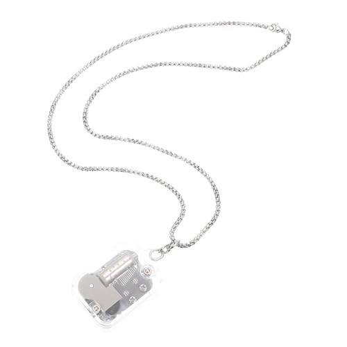 Healvian Acryl Spieluhr Halskette Stilvolles Halsband Keine Batterie Erforderlich Unikat von Healvian