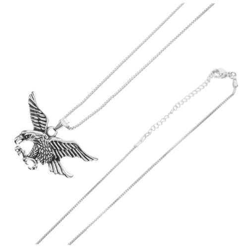Healvian Anhänger Halskette Herren Vintage Metallkette Leicht Langlebig Nicht Verblassend Cooles Design Für Geburtstag Unabhängigkeitstag Graduation von Healvian