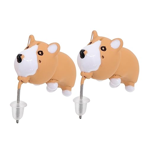 Healvian Animal Ohrringe Damen Kreative Tiermotiv Ohrstecker Niedliche Corgi Hund Ohrschmuck Accessoires für Alltag und Party von Healvian
