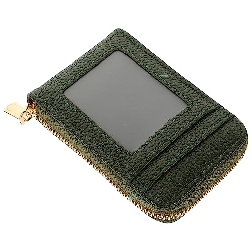 Healvian Kreditkartenhalter Tragbar Mit Reißverschluss Kartenetui Aus Kleiner Kartenhalter Ausweistasche Karten-Organizer Mit Fächern Für Bankkarten von Healvian