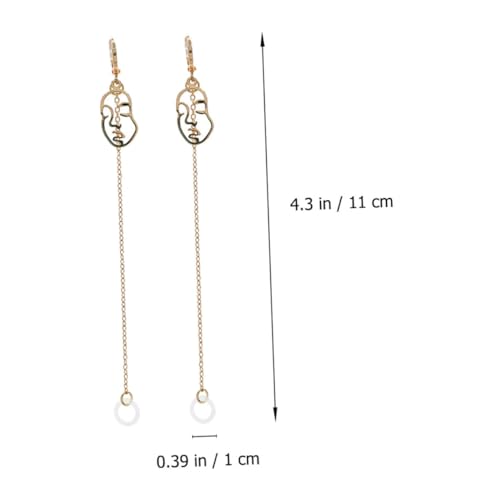 Healvian Anti lost Ohrkette Ohrschmuck Kreative Earphone Kette Dangler Ohrringe Damen Zubehör für Make up und Alltag von Healvian